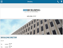 Tablet Screenshot of 300building.com